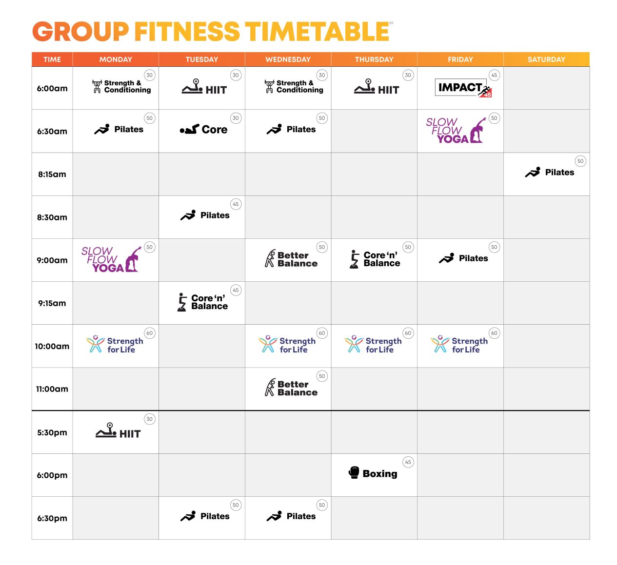 Group Fitness | St Clair Recreation Centre